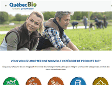 Tablet Screenshot of lequebecbio.com